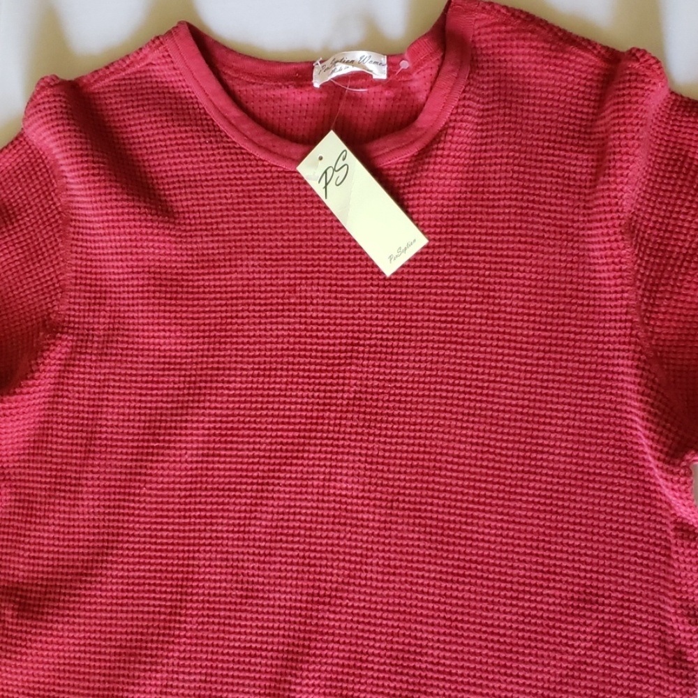 Per Seption woman Cute red shirt